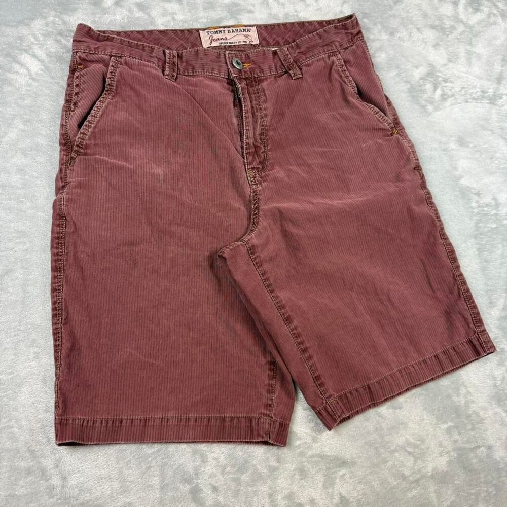 Tommy-bahama Men's Brown and Burgundy Shorts